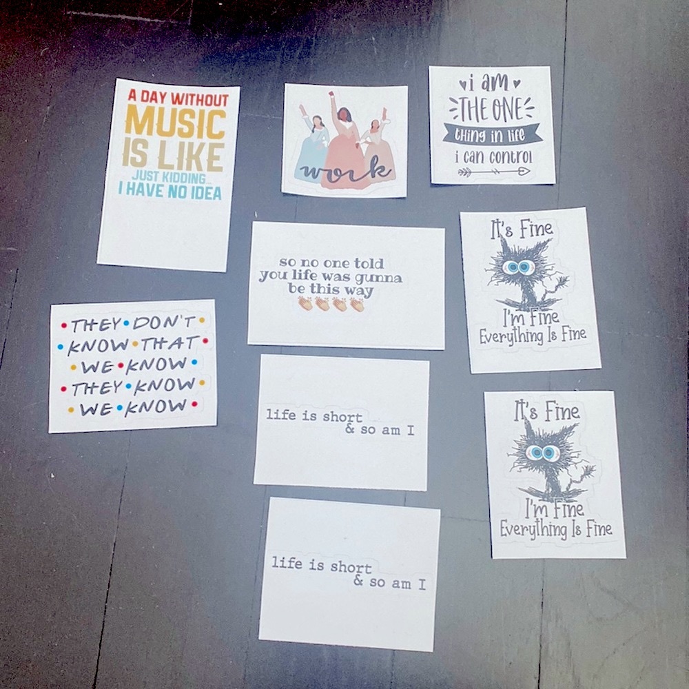Redbubble sticker 9-pack